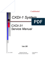 Canon CXDI-31 X-Ray - Service Manual PDF