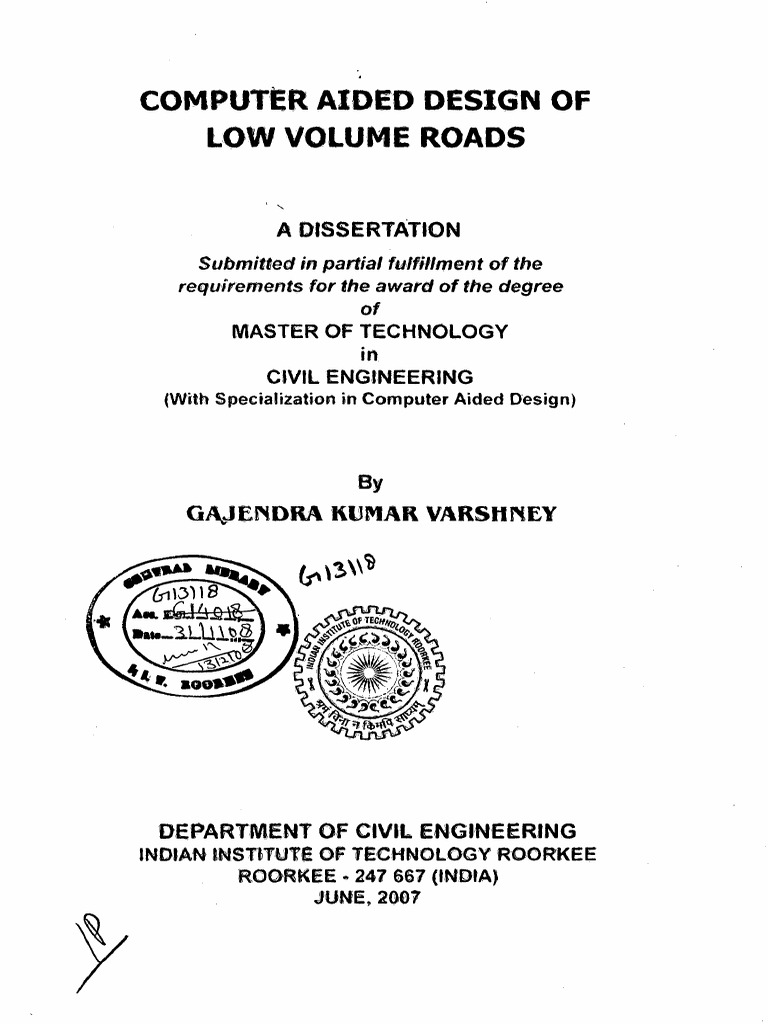 Aspects of Low Volume Roads | PDF | Road | Road Surface
