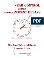 (Nikolaos Bekiaris-Liberis Miroslav Krstić) NonlinearControlUnderNonconstantDelays PDF
