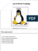 Advanced Bash Scripting