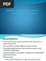 Chapter - 7 Portfolio Management PDF