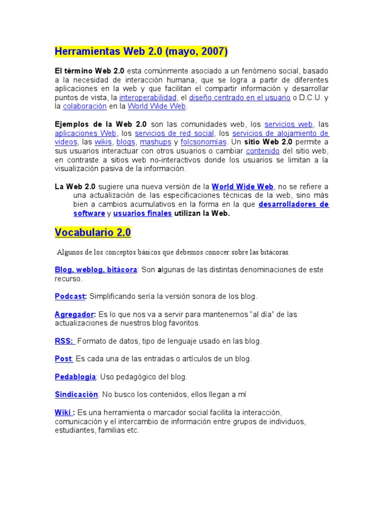 Caja de Herramientas Oct 2010 | PDF | web 2.0 | Blog