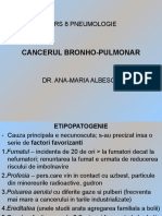 Cancerul Bronho Pulmonar