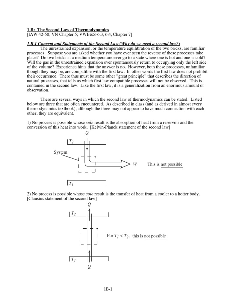 Understanding the Second Law of Thermodynamics | PDF | Second Law Of ...