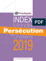 Index mondial de la persécution des Chrétiens en 2019