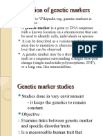 Definition of Genetic Markers