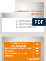 Normalización de Bases de Datos para Estdiantes