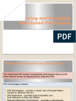 Configuring and Managing Distributed File System