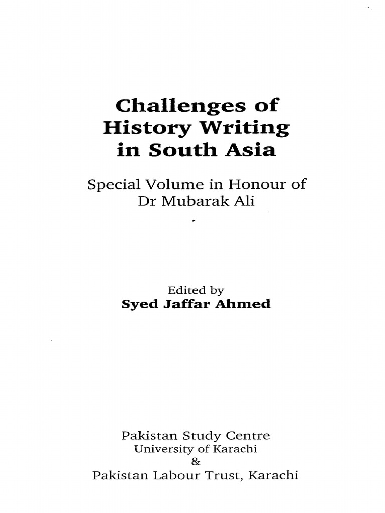 Challenges of History Writing in South A PDF PDF Mahatma Gandhi Pakistan photo