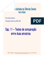 Cap 11a Testes de Comparacao Entre Duas Amostras PDF