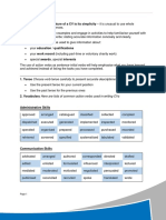 2.5 Language Page - Positive Action Verbs