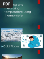 Reading and Measuring Temperature Using Thermometer