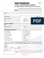 Formulir Pendaftaran FSPG PDF