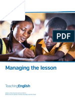 J105 04 Managing The Lesson PDF