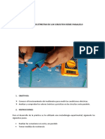Uso Del Multímetro en Los Circuitos Serie-Paralelo