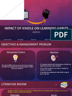 Impact of Kindles On Learning Habits