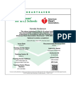 CPR First Aid Certification