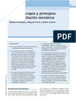 Oxigenoterapia y Principios de La Ventilación Mecánica