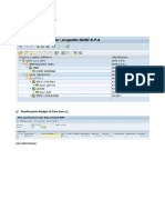 Exemple of ManualCost Planning in SAP