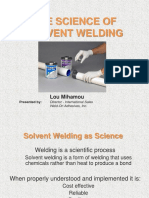 THE SCIENCE OF SOLVENT WELDING