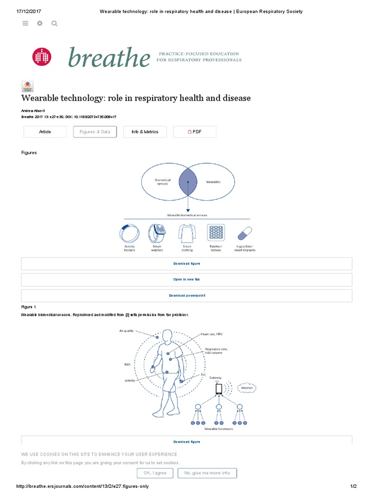 Wearable Tech in Respiratory Health | PDF | Wearable Technology ...
