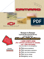 Chevrolet Camaro - Owner's Manual 2000 PDF