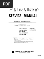 Furuno marine radar far 2157 service manual number