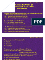 Patologie Mecanica Si Degenerativa A CV PDF