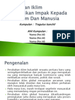 Perubahan Iklim Memberikan Impak Kepada Ekosistem Dan Manusia PDF