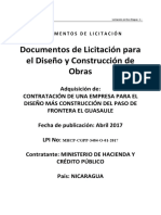 3484-BL-NI-PIF - DDL El Guasaule - Diseno - Construccion - en Dos Etapas 30032017 PDF