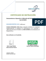 Certificado Monitoreo de Gases Chuecas Hernandez Guiller Omar