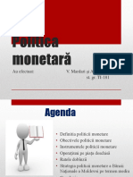 Politica Monetara