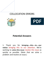 Collocation Errors