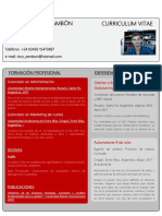 Curriculum Vitae Zambón Hugo Nicolás