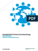 Scalable Electric Power From Solar Energy PDF