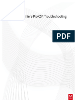 Premiere Pro Cs4 Troubleshooting 