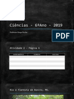 Aula 03 - Integração Entre Rio e Floresta para o Desenvolvimento Das Espécies