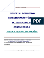 Sistema de ar condicionado multi split VRF para Justiça Federal da Paraíba