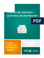 Uniones de Contratos - Contratos de Distribución