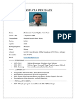 Biodata Peribadi ZZZ