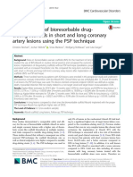 Clinical Results of Bioresorbable Drug-Eluting Scaffolds in Short and Long Coronary Artery Lesions Using The PSP Technique