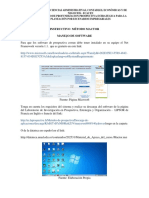 Instructivo Metodo Mactor Manejo de Software PDF
