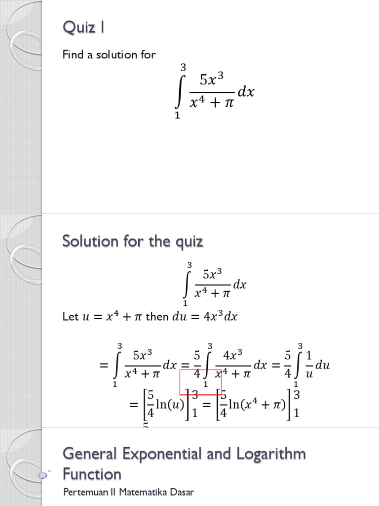 Quiz I: Find A Solution For | PDF | Teaching Methods & Materials ...