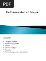 Components of C Program