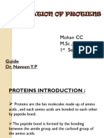 Purification of Protiens: Mohan CC M.SC, Biochemistry 1 Semester