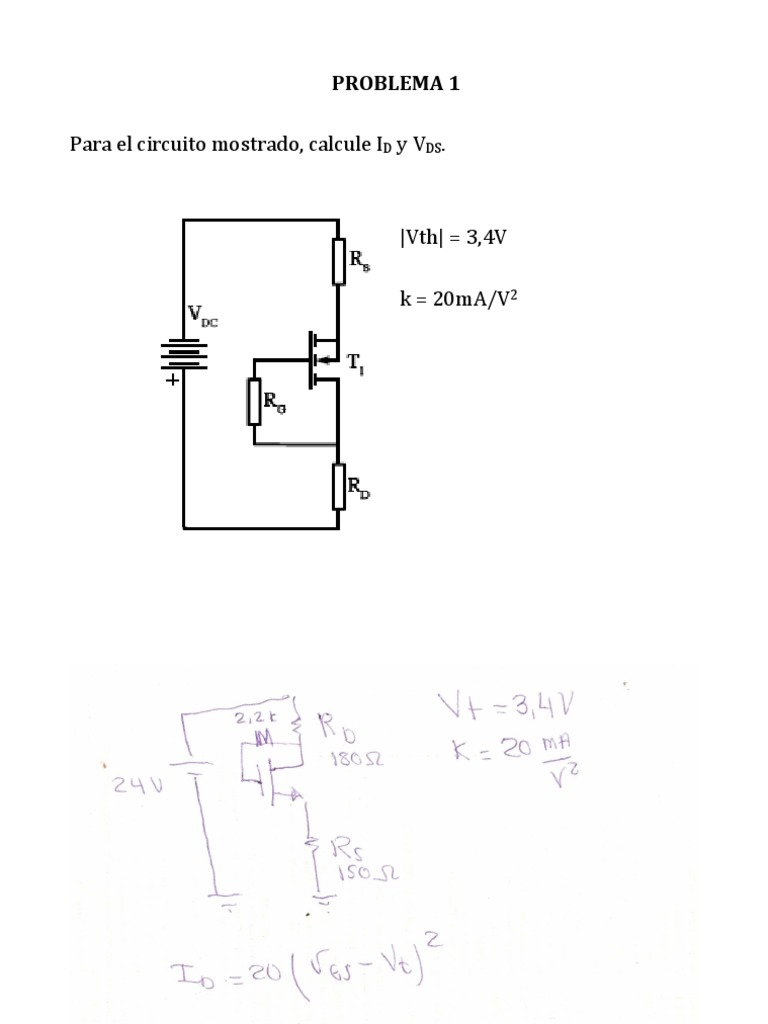 21 Ejercicios MOSFET PDF
