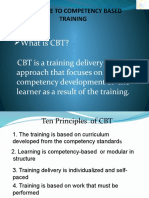 Competency-Based Training Principles