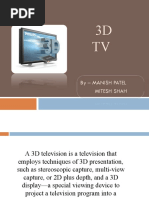 Download PRESENTATION ON 3D TV  by Hetal Visaria SN40178124 doc pdf