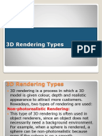 3D Rendering Types