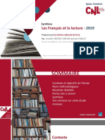 Les Français Et La Lecture 2019